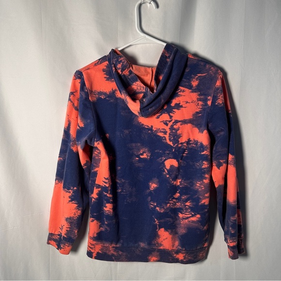 π NASA Tie-Dye Fleece Hoodie β Youth L (12β14) β Coral/Navy β Unisex Boys/Girls - Picture 10 of 10